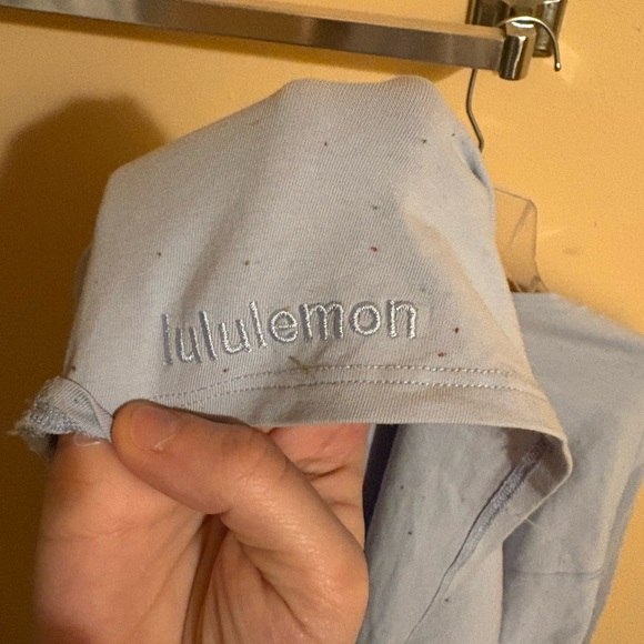 Lululemon LA Back in Action Long Sleeve Tee in Speckled Blue - Picture 4 of 6